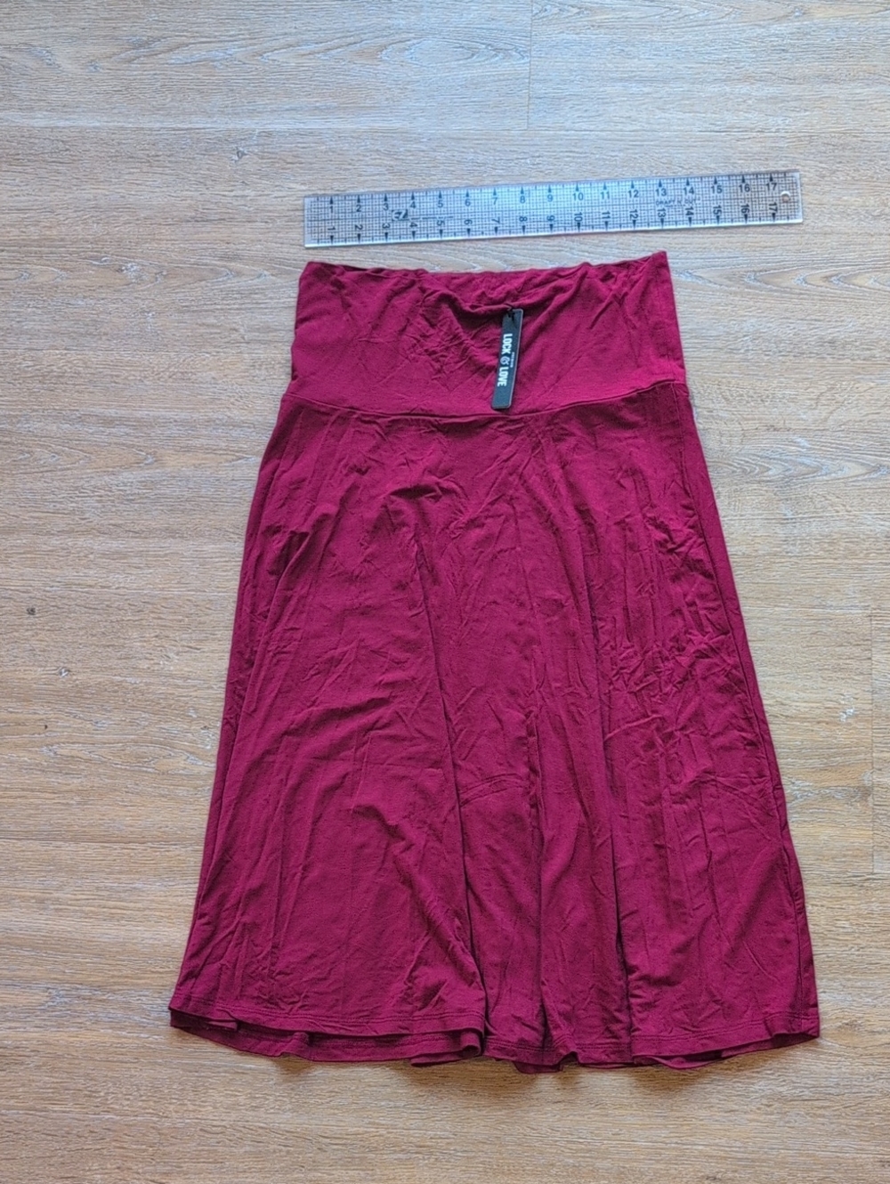 Modal Midi Skirt, Medium, Lock & Love